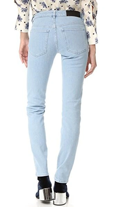 Shop Victoria Victoria Beckham Denim Trouser Jeans In Leaf Print