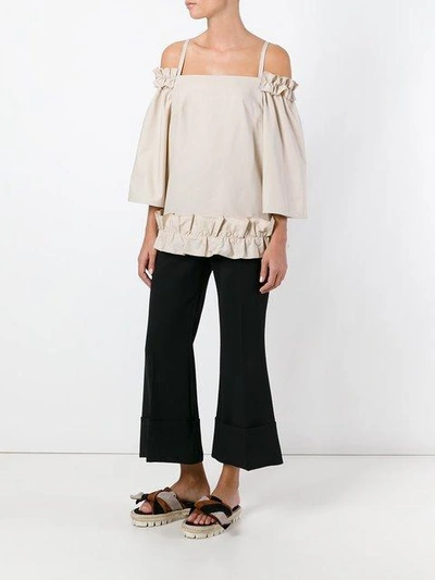 ruched blouse