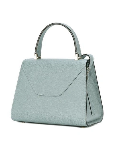 Shop Valextra Mini Iside Tote - Blue