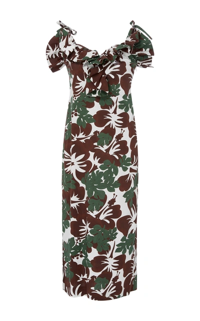 Shop Rosie Assoulin Blooming Onion Midi Dress