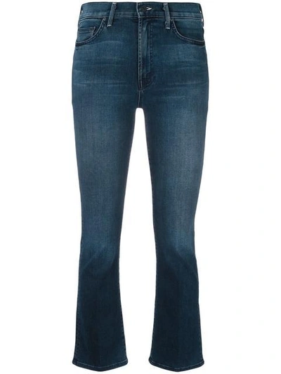 Mother The Insider Crop Jeans - Blue