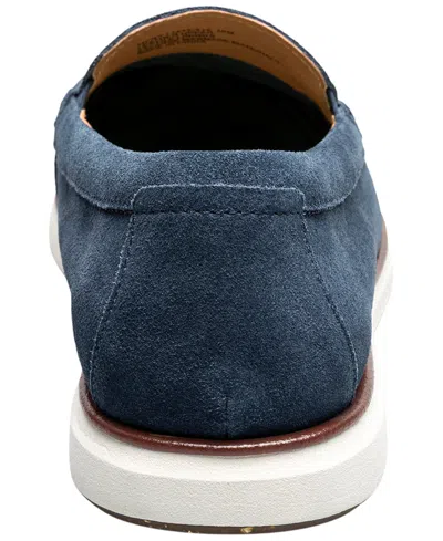Florsheim Tropics Venetian Moc Toe Loafers In Blue