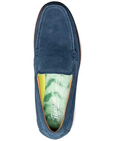 Florsheim Tropics Venetian Moc Toe Loafers In Blue