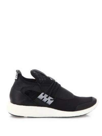 Shop Y-3 Elle Run Sneakers In Black