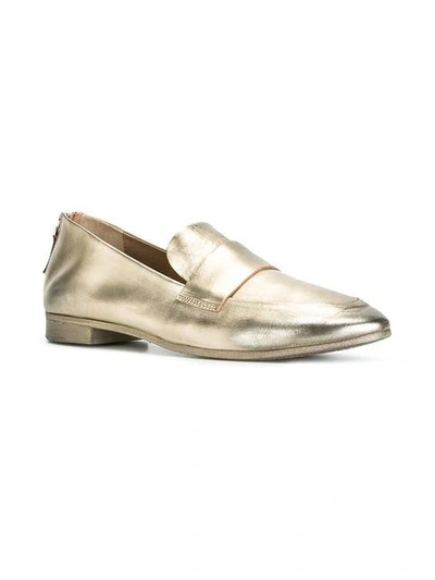 Shop Marsèll Rear Zip Loafers - Metallic