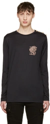 BALMAIN Black Lion T-Shirt