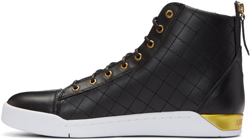 diesel tempus diamond high top sneakers