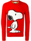 GUCCI reversible intarsia Snoopy jumper,NURTROCKENREINIGUNG
