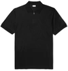 BRIONI Slim-Fit Cotton Zip-Up Polo Shirt