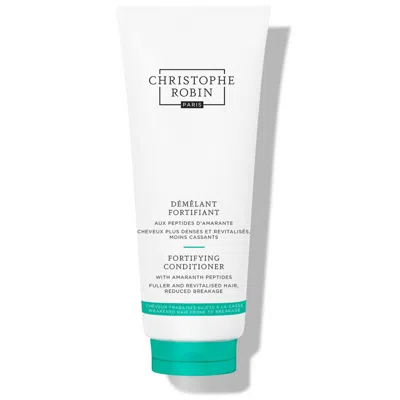 Christophe Robin Fortifying Conditioner With Amaranth Peptides In Transparent