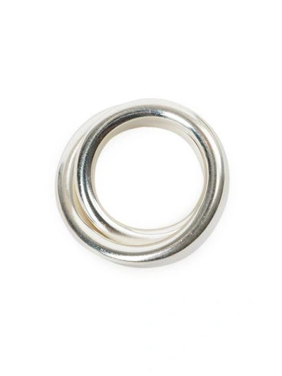 Shop Werkstatt:münchen Connected Rings In Metallic