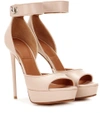 Givenchy 'plara' Ankle Strap Platform Sandal In Eude Piek