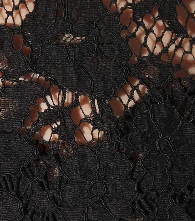 Shop Dolce & Gabbana Lace Blouse In Llack