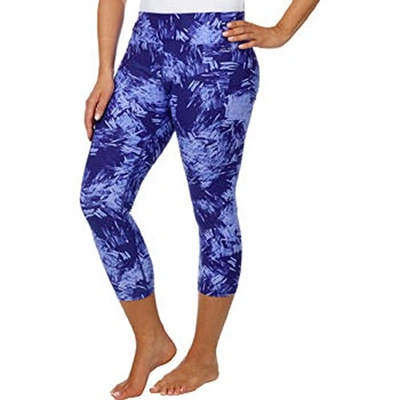 Andrew Marc Marc New York  Womens Athletic Crop Yoga Pant In Blue