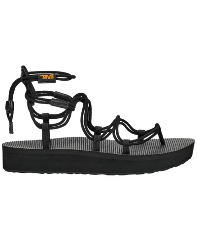 Teva Midform Infinity Platform Sandal In Black