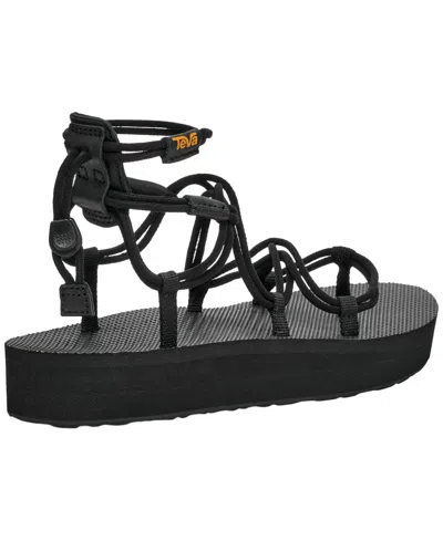 Teva Midform Infinity Platform Sandal In Black