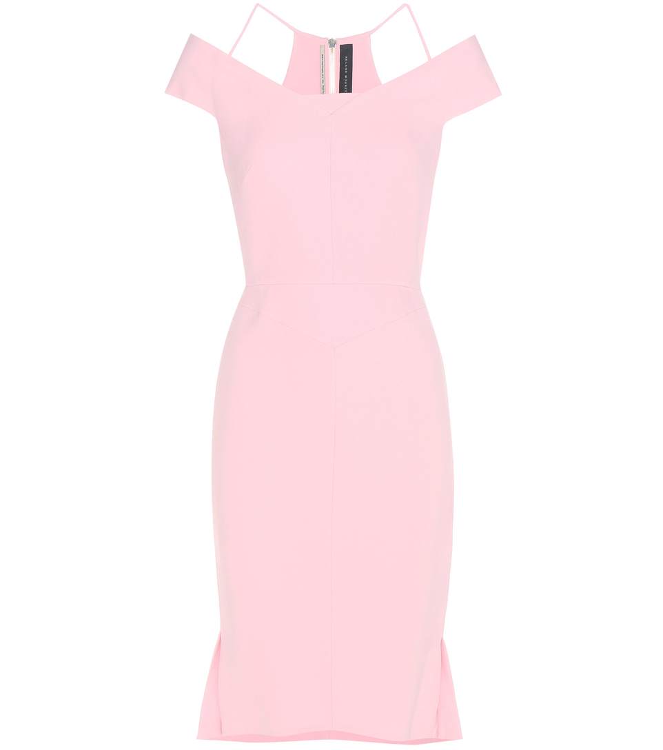 roland mouret pink dress