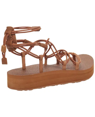 Teva Midform Infinity Gladiator Sandal In Brown