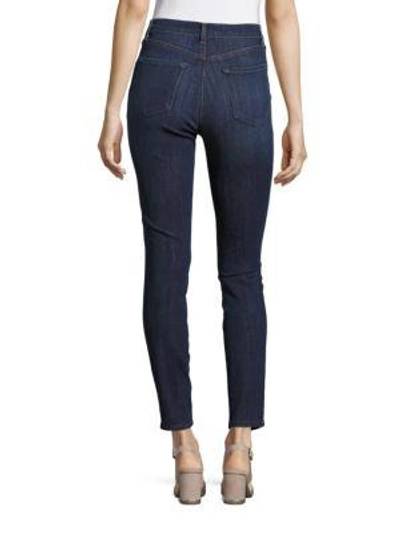Shop J Brand Carolina Super-skinny High-rise Jeans In Thrill