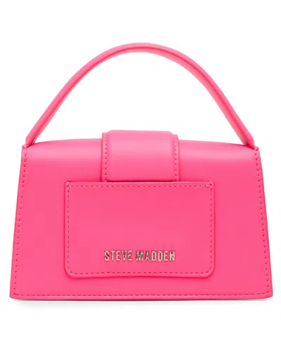 Steve Madden Bmishell Mini Micro Top Handle In Pink