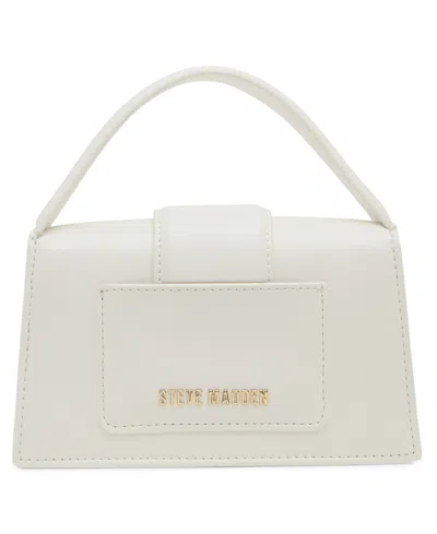Steve Madden Bmishell Mini Micro Top Handle In White
