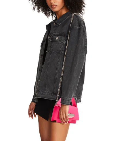 Steve Madden Bmishell Mini Micro Top Handle In Pink