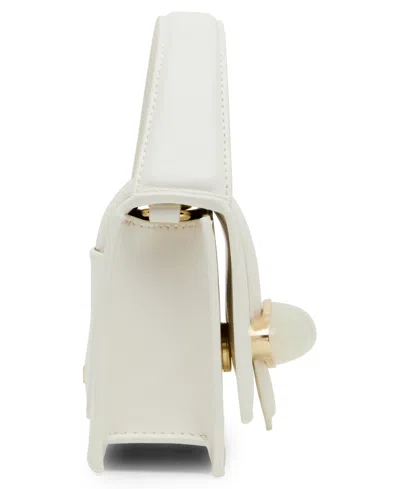 Steve Madden Bmishell Mini Micro Top Handle In White