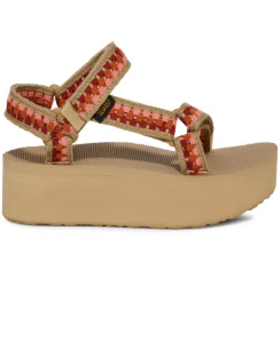 Teva Flatform Universal Tessera Platform Sandal In Multi