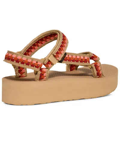 Teva Flatform Universal Tessera Platform Sandal In Multi