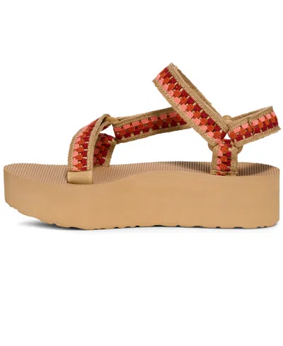 Teva Flatform Universal Tessera Platform Sandal In Multi