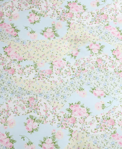 Betsey Johnson Patchwork Floral Microfiber Comforter Set In Multi