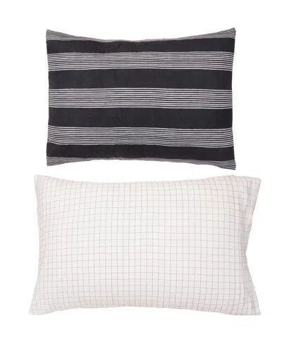 Kenneth Cole New York Banded Stripe Textured Microfiber 7-pc. Comforter Set, King In Multi