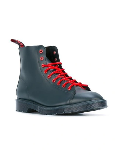 Dr. Martens X Off White Les Boots In Blue