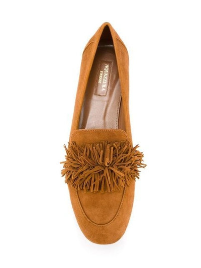 Shop Aquazzura Wild Slippers