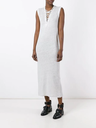 Shop Iro Daisy Lace-up Dress