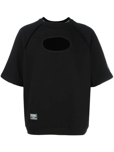 Shop Ktz Inside Out Raglan T-shirt In Black