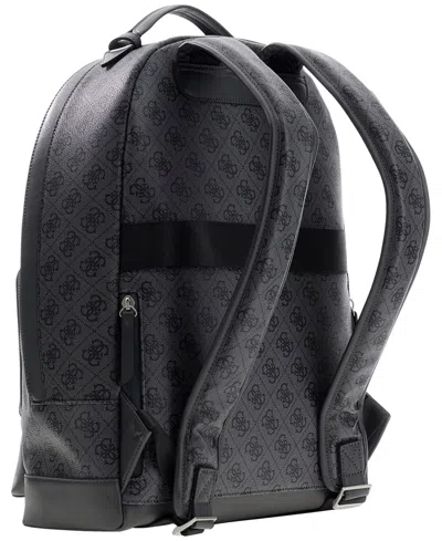 Guess Men's Milano Monogram Pattern Backpack In Gray