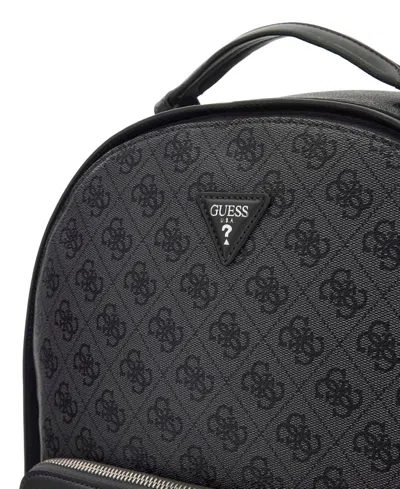 Guess Men's Milano Monogram Pattern Backpack In Gray