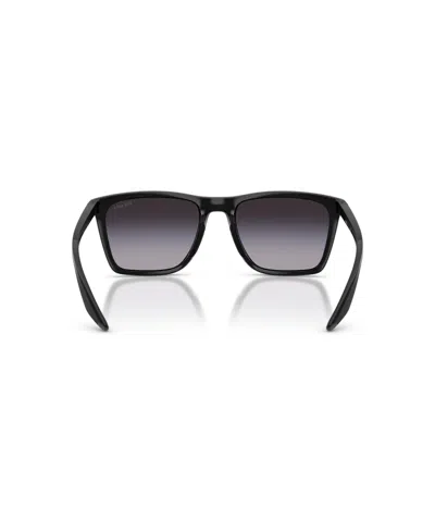Persol Prada Linea Rossa Men's Rectangle Sunglasses, Ps B08s In Black