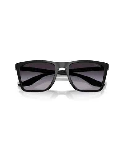 Persol Prada Linea Rossa Men's Rectangle Sunglasses, Ps B08s In Black
