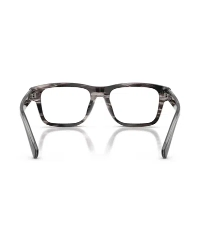 Dolce & Gabbana Men's Rectangle Eyeglasses, Dg3446 In Gray