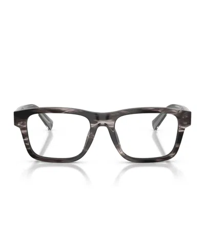 Dolce & Gabbana Men's Rectangle Eyeglasses, Dg3446 In Gray