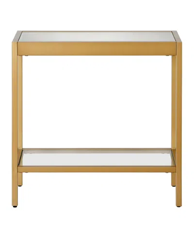 Hudson & Canal Alexis 24" Wide Rectangular Side Table In Gold