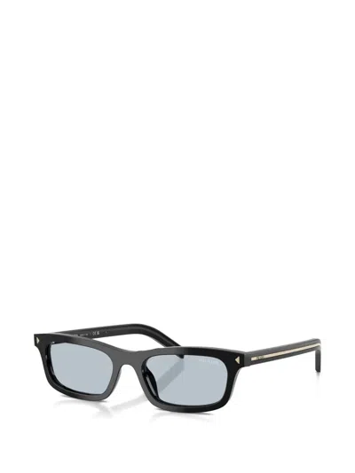 Prada Rectangle-frame Sunglasses In Black
