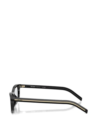 Prada Rectangle-frame Sunglasses In Black