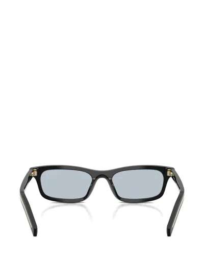 Prada Rectangle-frame Sunglasses In Black