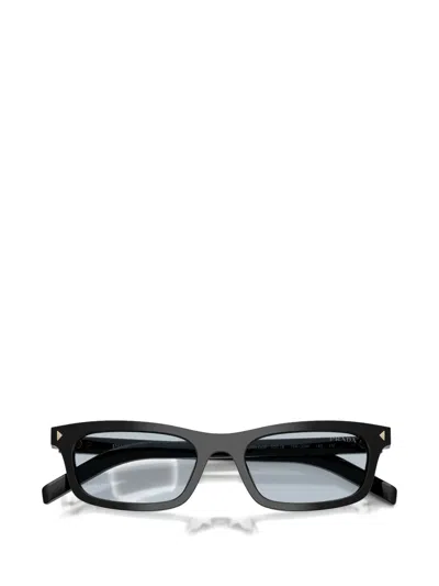 Prada Rectangle-frame Sunglasses In Black
