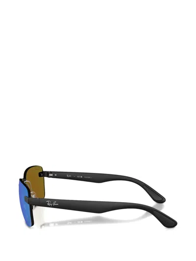 Ray Ban Rimless Rectangle-frame Sunglasses In Pattern