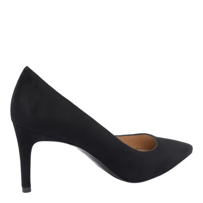 Stuart Weitzman Anny 70 Pointed-toe Suede Court Shoes In Black