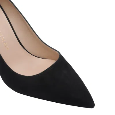 Stuart Weitzman Anny 70 Pointed-toe Suede Court Shoes In Black